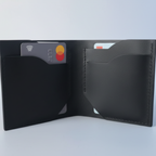 4 Kart Bölmeli Premium Gerçek Deri Cüzdan – Hakiki Deri, İnce ve Şık Tasarım