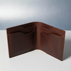 4 Kart Bölmeli Premium Gerçek Deri Cüzdan – Hakiki Deri, İnce ve Şık Tasarım