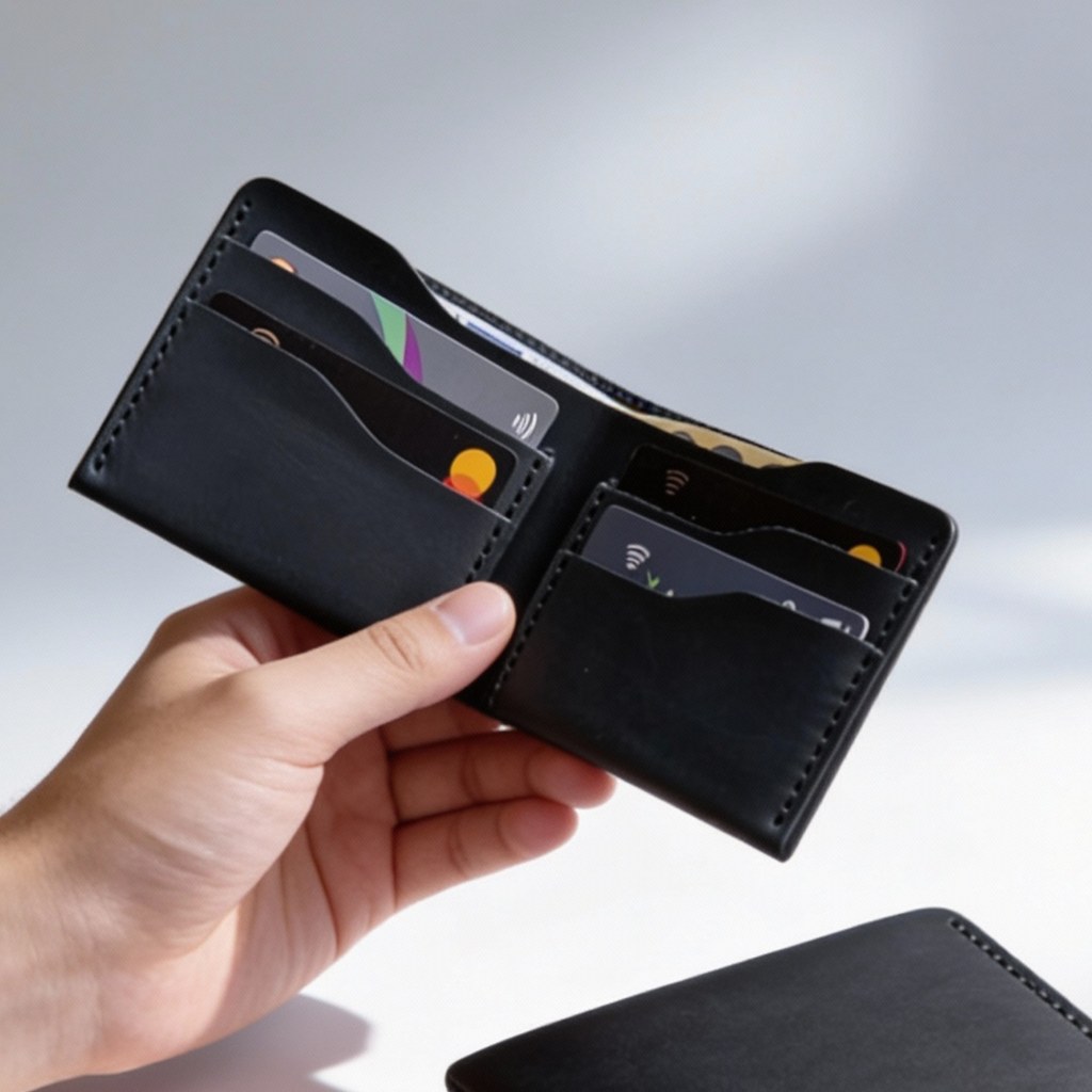 4 Gözlü Klasik Tip Hakiki Deri Cüzdan – Zamansız Şıklık & Günlük Konfor