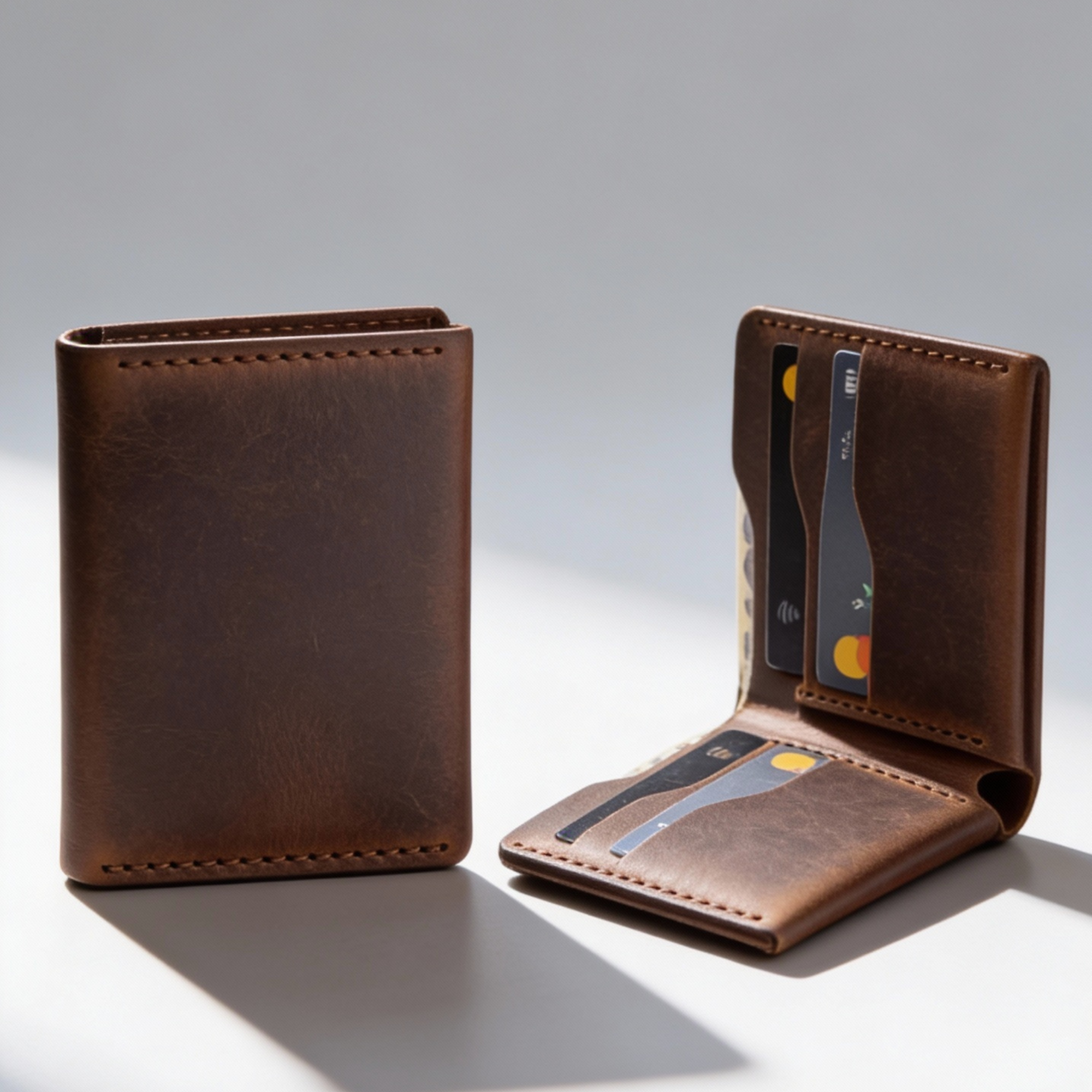 4 Gözlü Klasik Tip Hakiki Deri Cüzdan – Zamansız Şıklık & Günlük Konfor