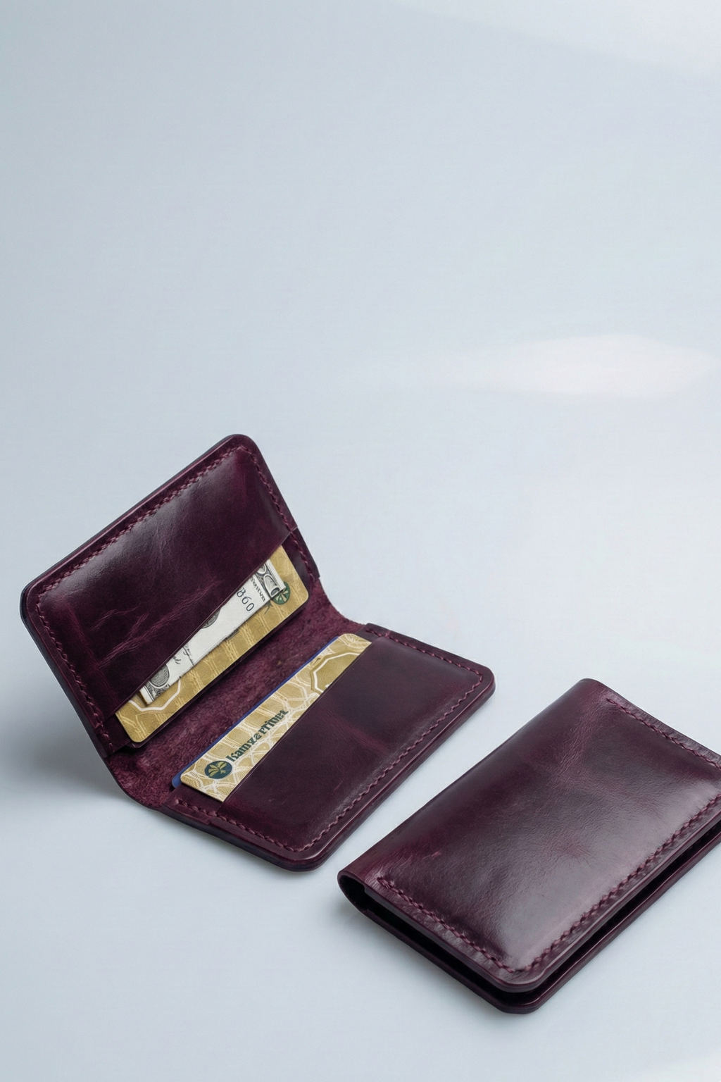 PERLA İtalyan Mikrofiber Dikiş Premium Hakiki Deri Kartlık