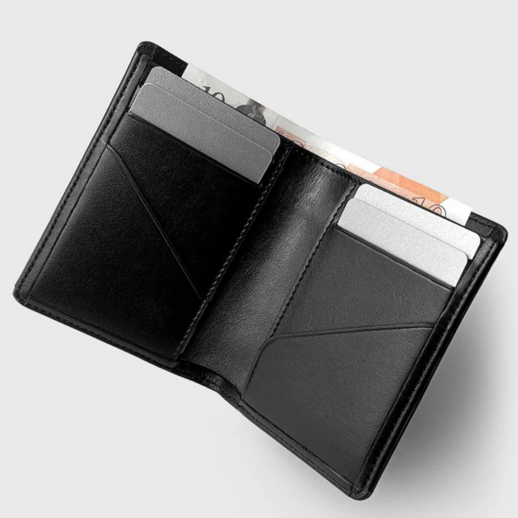 Oliver Dikey Slim Cüzdan - 8.5x10.5cm 6 Kart Bölmeli Hakiki Deri Cüzdan