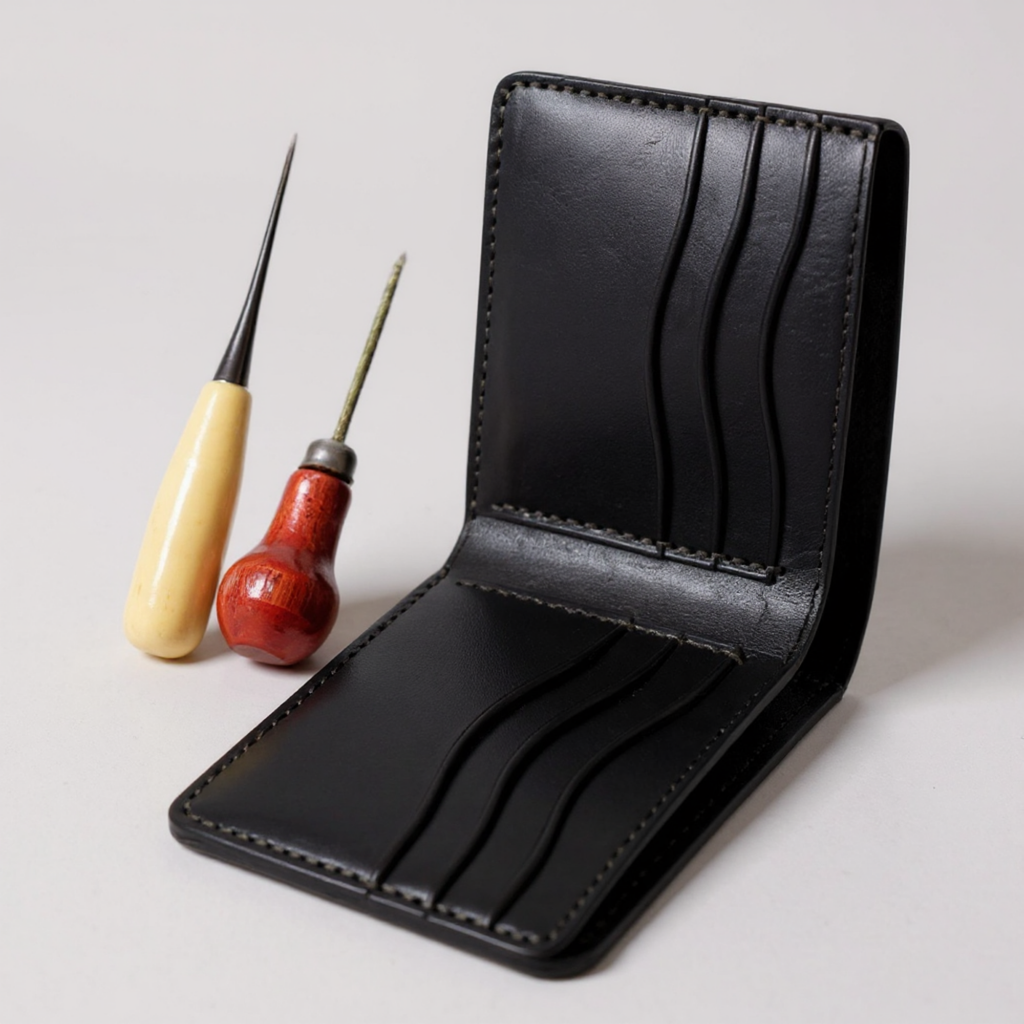 GENTLEMAN İtalyan Mikrofiber Dikiş Premium Hakiki Deri Cüzdan