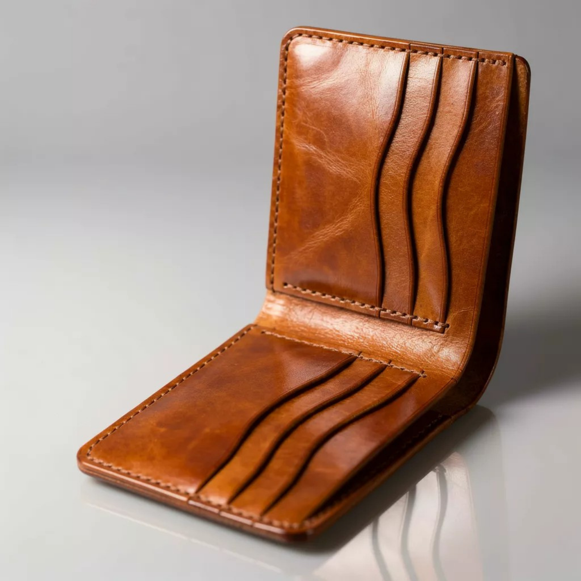 GENTLEMAN İtalyan Mikrofiber Dikiş Premium Hakiki Deri Cüzdan