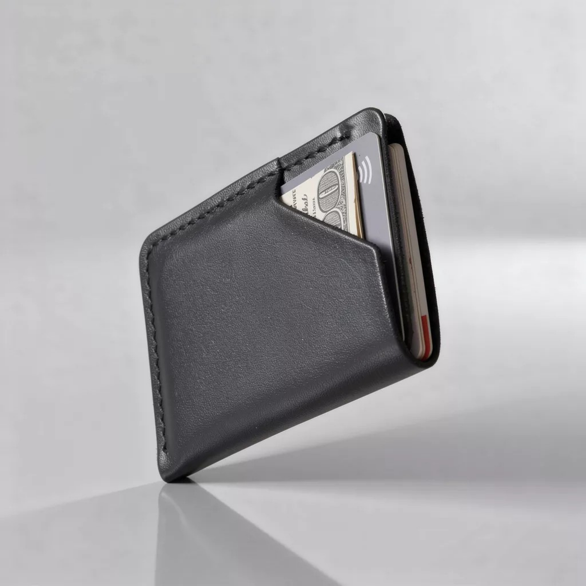 JAGUAR İtalyan Mikrofiber Dikiş Premium Hakiki Deri Kartlık