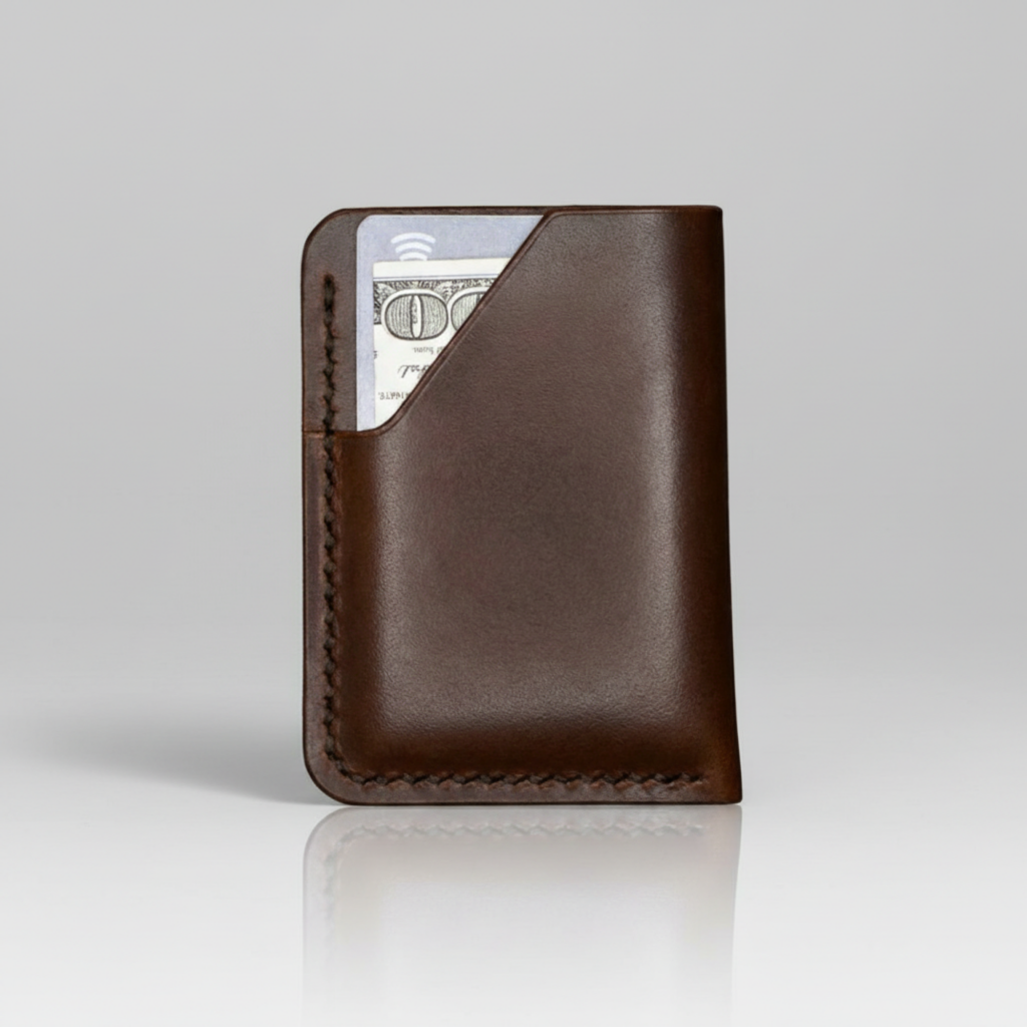 JAGUAR İtalyan Mikrofiber Dikiş Premium Hakiki Deri Kartlık