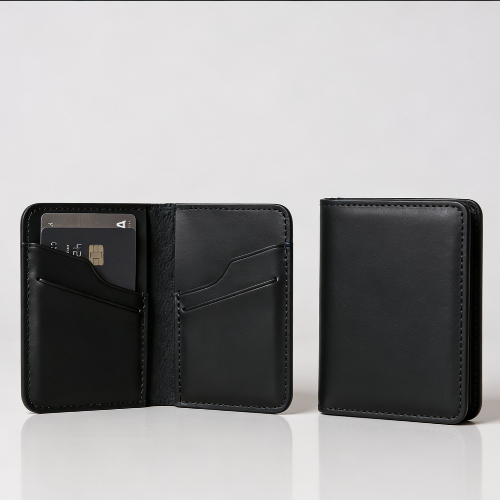 PLM İtalyan Mikrofiber Dikiş Premium Hakiki Deri Kartlık