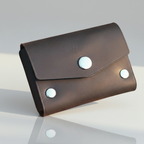 OLMECA Dikişsiz Premium Hakiki Deri Kartlık