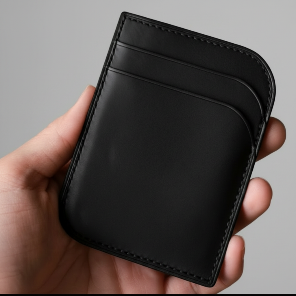 ALDER İtalyan Mikrofiber Dikiş Premium Hakiki Deri Dikey Kartlık