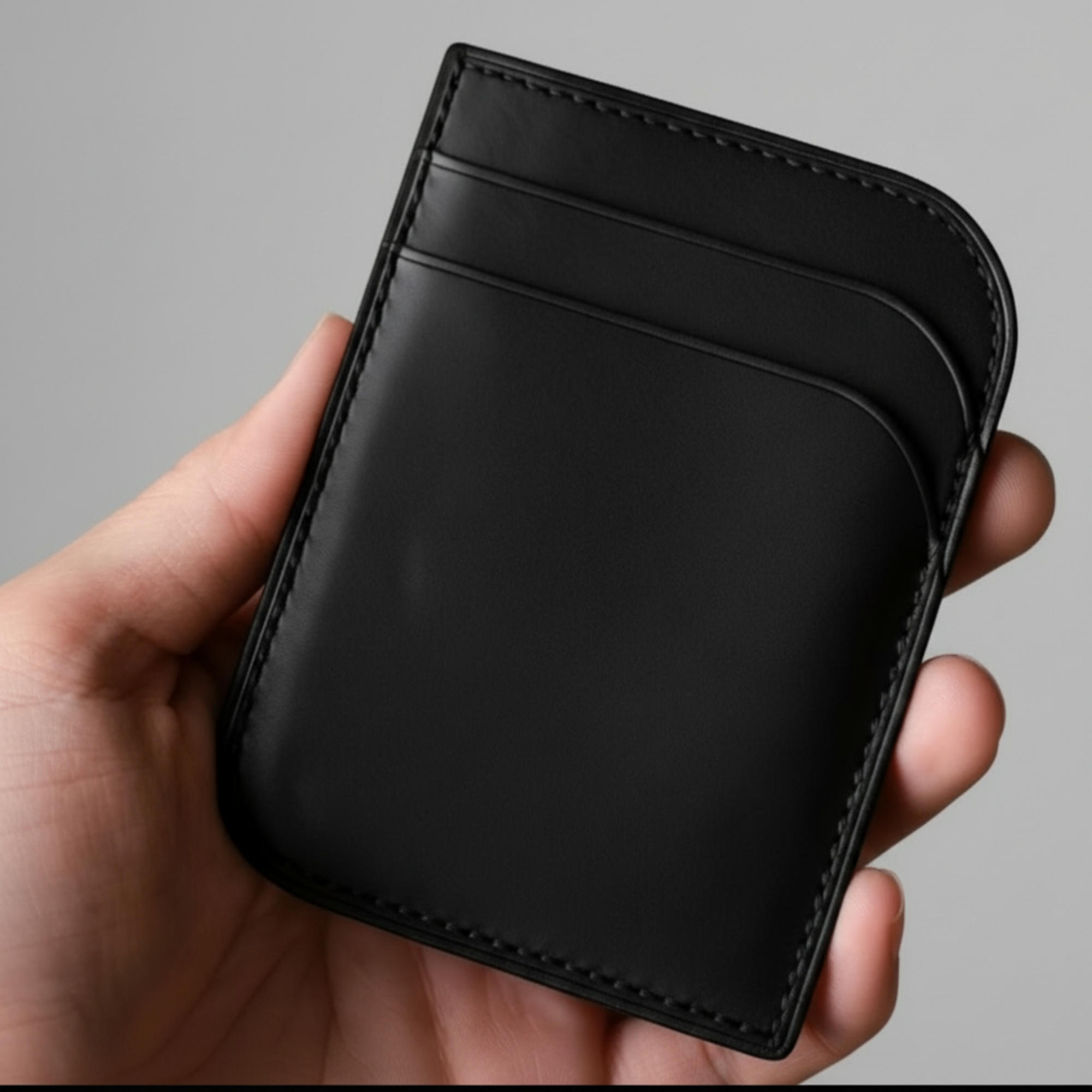 ALDER İtalyan Mikrofiber Dikiş Premium Hakiki Deri Dikey Kartlık