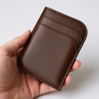 ALDER İtalyan Mikrofiber Dikiş Premium Hakiki Deri Dikey Kartlık