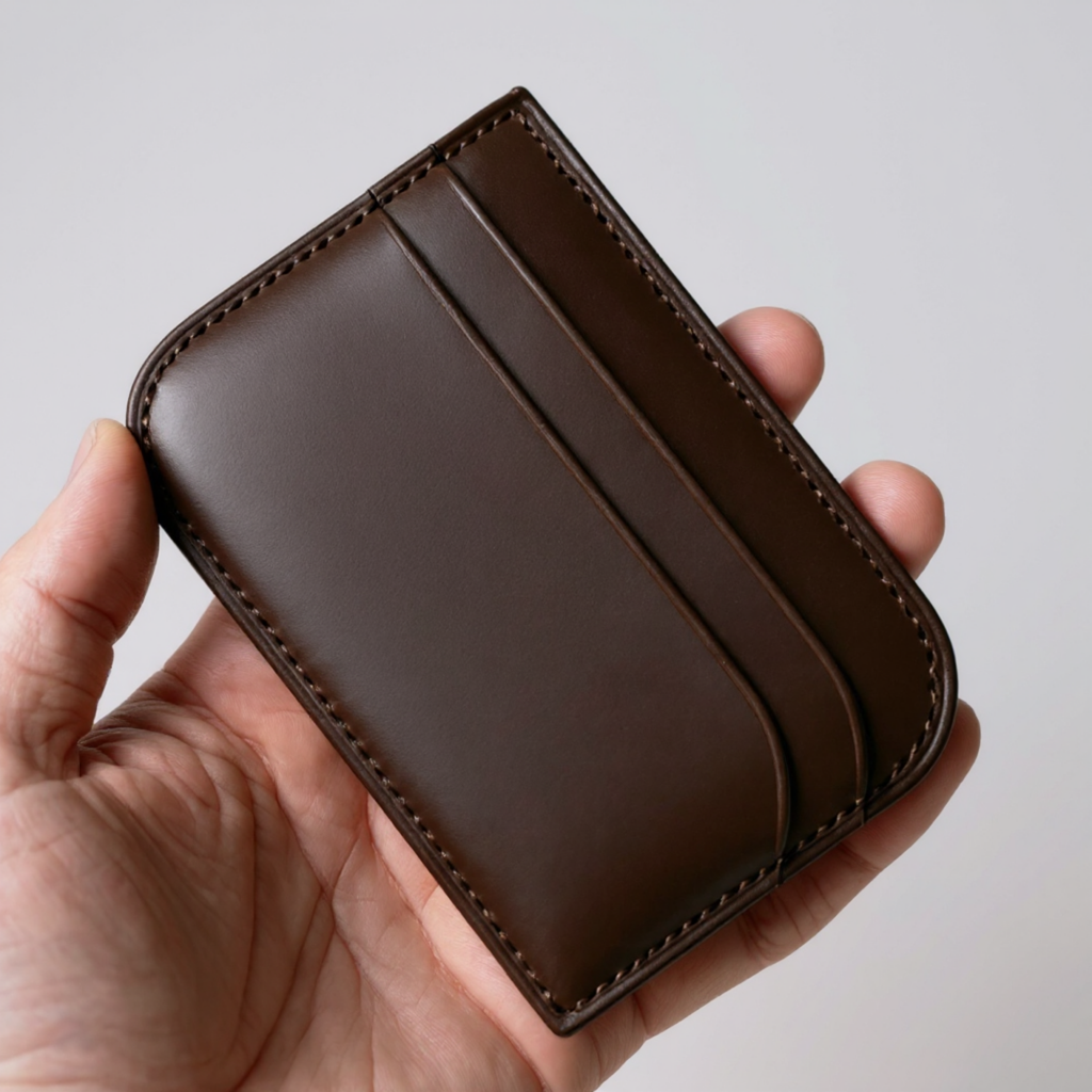 ALDER İtalyan Mikrofiber Dikiş Premium Hakiki Deri  Yatay Kartlık