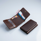 3FOLD İtalyan Mikrofiber Dikiş Premium Hakiki Deri Cüzdan