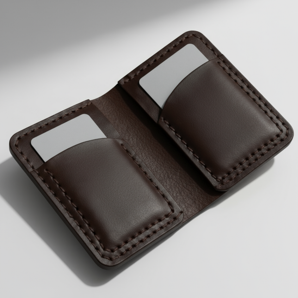 SAM İtalyan Mikrofiber Dikiş Premium Hakiki Deri Yatay Kartlık