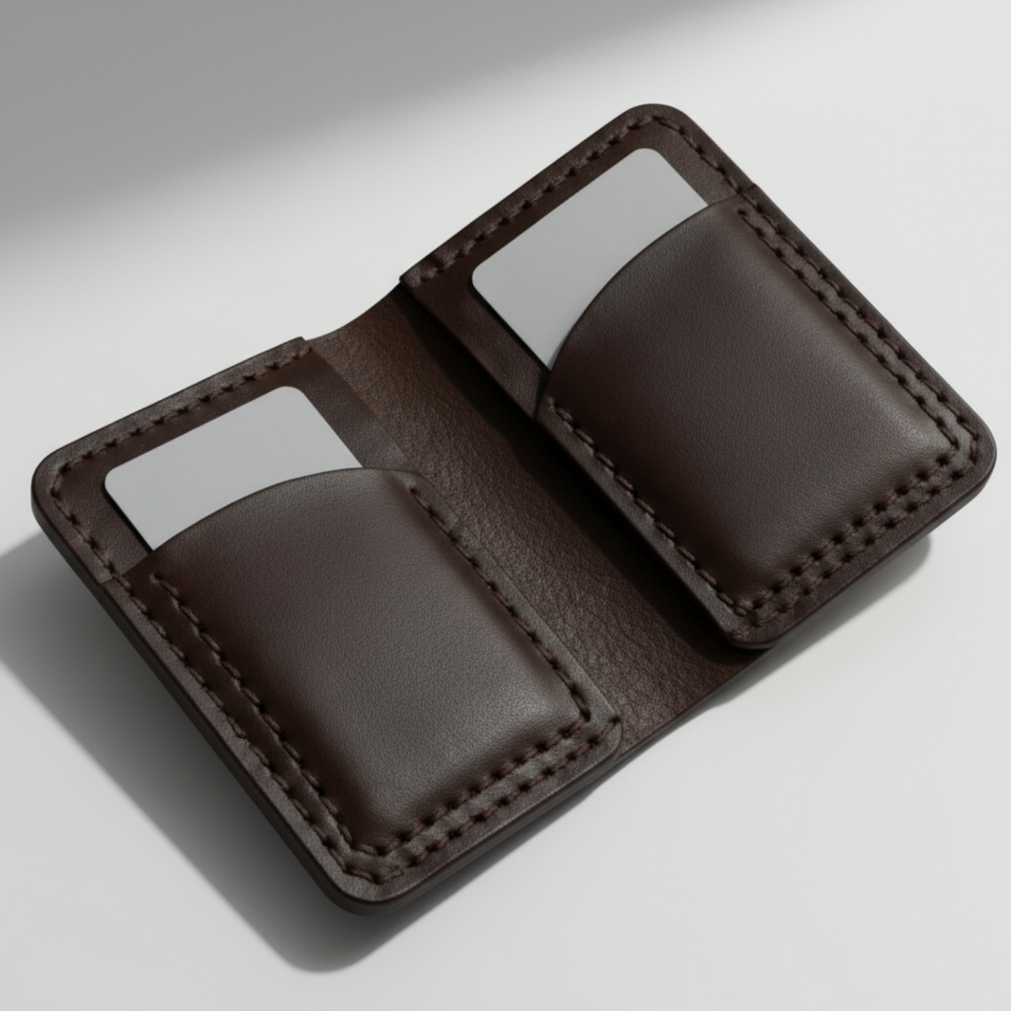 SAM İtalyan Mikrofiber Dikiş Premium Hakiki Deri Yatay Kartlık