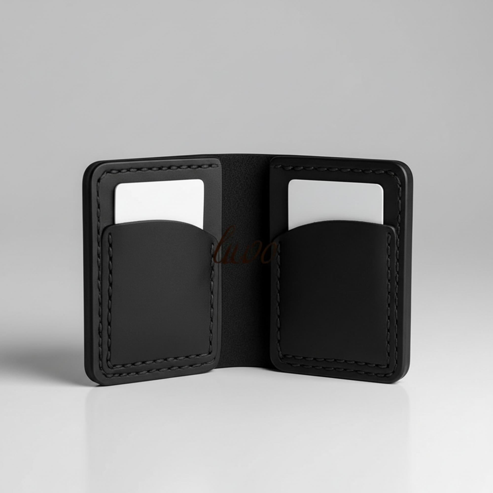 SAM İtalyan Mikrofiber Dikiş Premium Hakiki Deri Yatay Kartlık