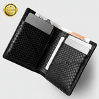 OLIVER Hakiki Deri Dikey Erkek Cüzdan - 6 Kartlı ve Nakit Bölmeli Kompakt Tasarım