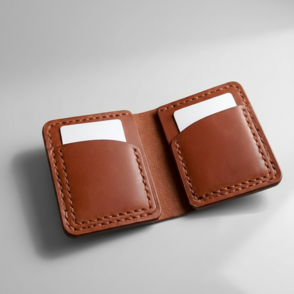 SAM İtalyan Mikrofiber Dikiş Premium Hakiki Deri Yatay Kartlık