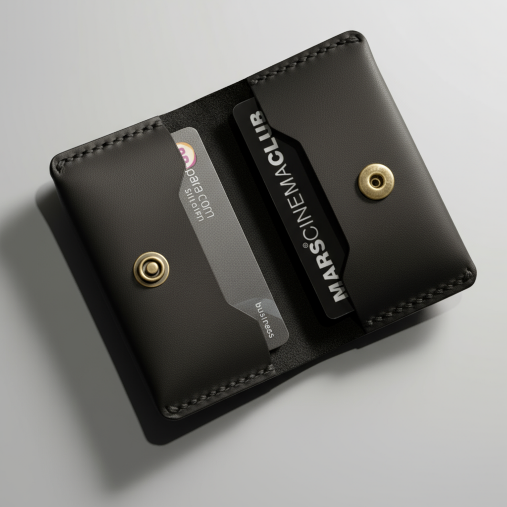 XFOLD İtalyan Mikrofiber Dikiş Premium Hakiki Deri Yatay Kartlık