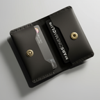 XFOLD İtalyan Mikrofiber Dikiş Premium Hakiki Deri Yatay Kartlık