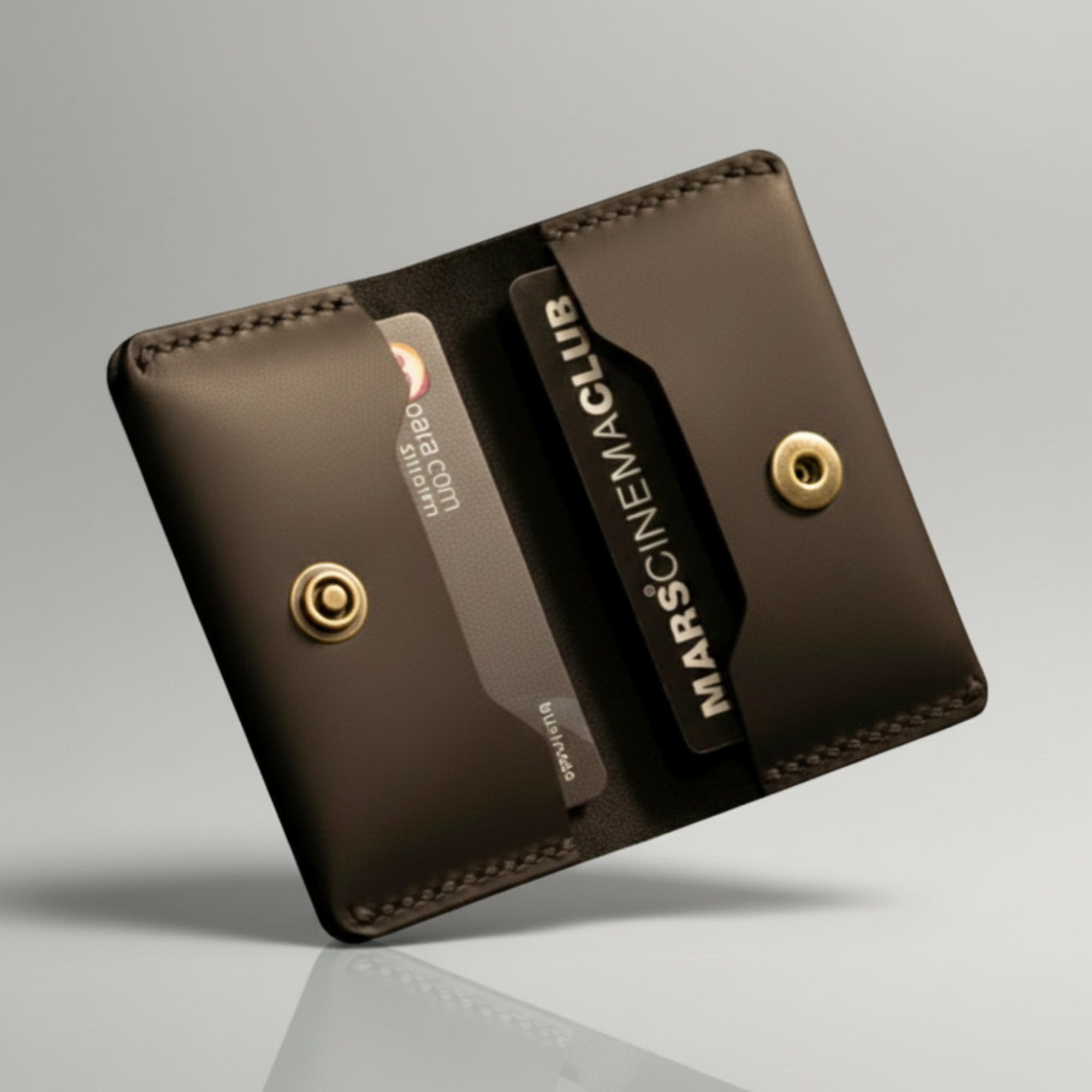 XFOLD İtalyan Mikrofiber Dikiş Premium Hakiki Deri Yatay Kartlık