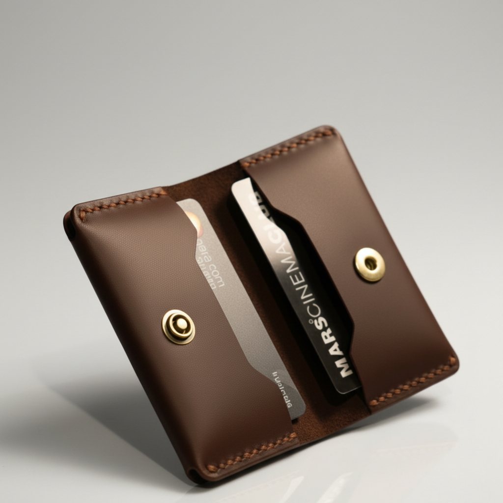 XFOLD İtalyan Mikrofiber Dikiş Premium Hakiki Deri Yatay Kartlık