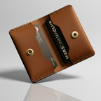 XFOLD İtalyan Mikrofiber Dikiş Premium Hakiki Deri Yatay Kartlık